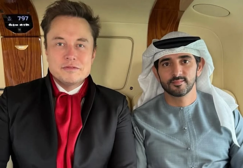 Илон Маск встретился с наследным принцем Дубая