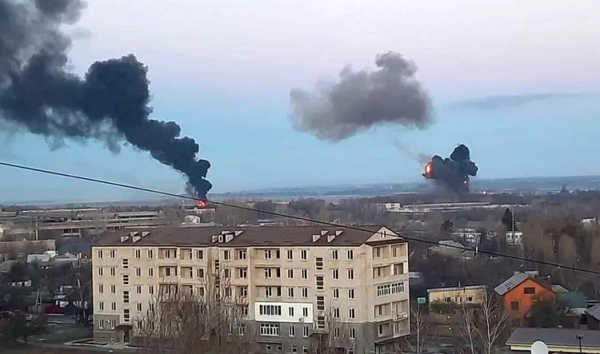 Зеленский заявил о ракетном ударе ВС РФ по жилому дому в Харькове