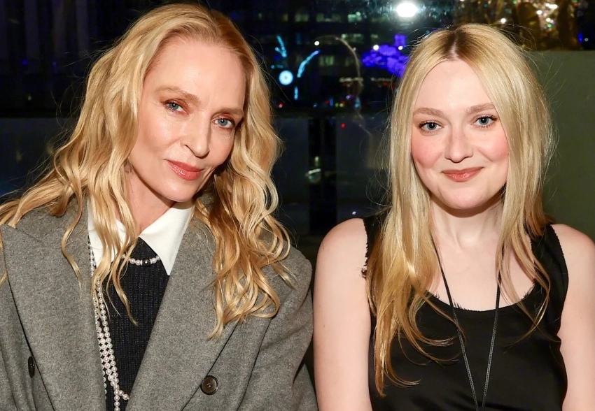 Неделя моды в Нью-Йорке: Ума Турман, Кристи Тарлингтон, дочь Риз Уизерспун, Николь Шерзингер и российская модель Таня Чурбанова на показе Michael Kors